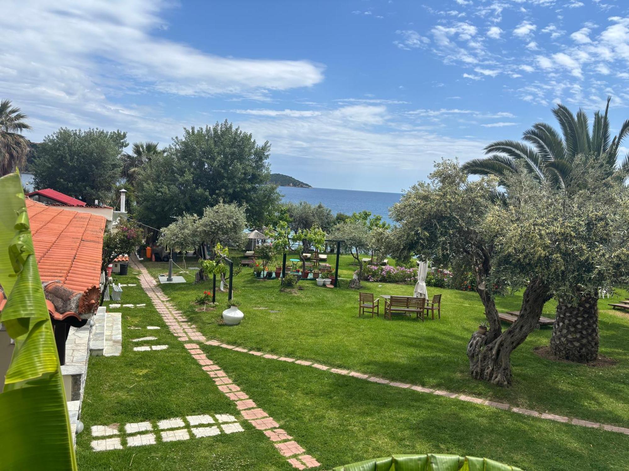 Angeliki Beach Hotel Megali Ammos  Eksteriør billede